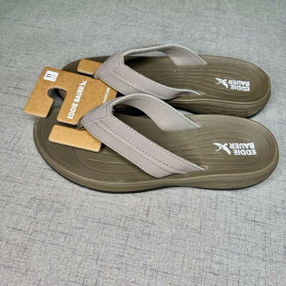 Mens Break Point 2 Flip Flops Black Sandals Comfortable Walking Summer Sz 11 NWT - Picture 8 of 10
